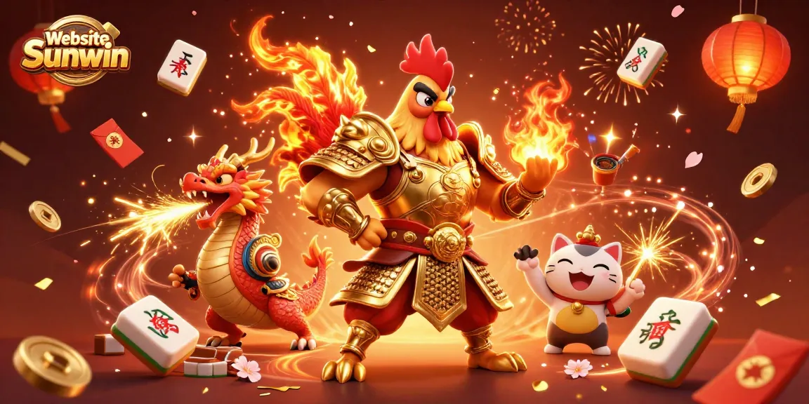 Experience thrilling gaming action with Website Sunwin in this vibrant casino-themed illustration.